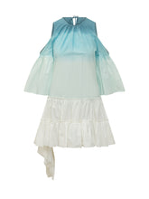 J.W. ANDERSON - Dip Dye Ruffle Dress - Blue - LIDIASHOPPING® - Official Website