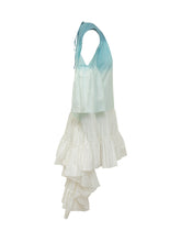 J.W. ANDERSON - Dip Dye Ruffle Dress - Blue - LIDIASHOPPING® - Official Website