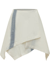 J.W. ANDERSON - Ivory Asymmetric Panel Skirt - White - LIDIASHOPPING® - Official Website