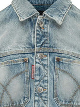 DSQUARED2 - Denim Jacket with Four Pockets and Buttons - Blue - LIDIASHOPPING® - Official Website