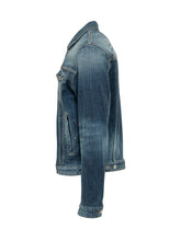 DSQUARED2 - Giacca Sportiva in Denim con Bottoni - Blu - LIDIASHOPPING® - Official Website