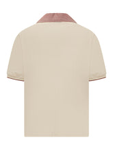 DSQUARED2 - Pied de Poule Polo with Revere Collar - Red - LIDIASHOPPING® - Official Website