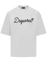DSQUARED2 - Logo Embroidered T-Shirt - - LIDIASHOPPING® - Official Website