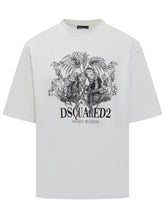 DSQUARED2 - T-Shirt Monkey Business - Bianco - LIDIASHOPPING® - Official Website
