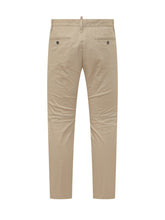 DSQUARED2 - Pantalone Chino Slim - Beige - LIDIASHOPPING® - Official Website