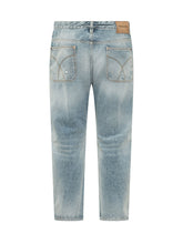 DSQUARED2 - Jeans Bro Fit in Denim Lavaggio Chiaro - Blu | Lidia Shopping | Official Website