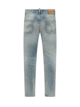 DSQUARED2 - Slim Jeans with Faded Effect - Blue - LIDIASHOPPING® - Official Website