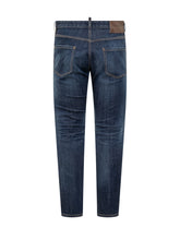 DSQUARED2 - Teddy Slim Fit Jeans with Vintage Wash - Blue - LIDIASHOPPING® - Official Website