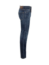 DSQUARED2 - Teddy Slim Fit Jeans with Vintage Wash - Blue - LIDIASHOPPING® - Official Website