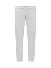 DSQUARED2 - Jeans Slim Fit Cinque Tasche - Bianco | Lidia Shopping ® | Official Website