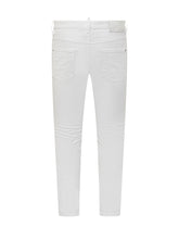 DSQUARED2 - Slim Fit Five-Pocket Jeans - White | Lidia Shopping | Official Website