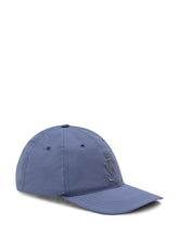 J.W. ANDERSON - Cap with Embroidered Logo - Blue - LIDIASHOPPING® - Official Website