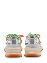 DSQUARED2 - Crackle sneakers with contrast details - White - LIDIASHOPPING® - Official Website