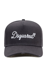 DSQUARED2 - Baseball Cap with Front Embroidery - Black - LIDIASHOPPING® - Official Website