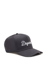 DSQUARED2 - Baseball Cap with Front Embroidery - Black - LIDIASHOPPING® - Official Website