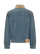 J.W. ANDERSON - Denim Jacket with Corduroy Collar - Blue - LIDIASHOPPING® - Official Website