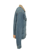 J.W. ANDERSON - Denim Jacket with Corduroy Collar - Blue - LIDIASHOPPING® - Official Website