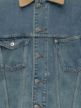 J.W. ANDERSON - Denim Jacket with Corduroy Collar - Blue - LIDIASHOPPING® - Official Website