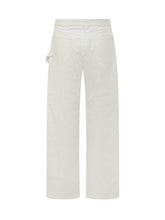 J.W. ANDERSON - Jeans Twisted Workwear in Cotone - Bianco - LIDIASHOPPING® - Official Website