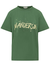 J.W. ANDERSON - Printed Logo T-Shirt - Green - LIDIASHOPPING® - Official Website
