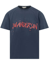 J.W. ANDERSON - Circular T-Shirt - Blue - LIDIASHOPPING® - Official Website