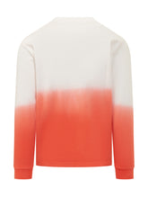 J.W. ANDERSON - Long Sleeve Top with Anchor Dip Dye Print - Red - LIDIASHOPPING® - Official Website