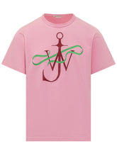 J.W. ANDERSON - Ribbon Anchor T-Shirt - Pink - LIDIASHOPPING® - Official Website