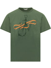 J.W. ANDERSON - Ribbon Anchor T-Shirt - Green - LIDIASHOPPING® - Official Website
