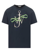 J.W. ANDERSON - Ribbon Anchor T-Shirt - Blue - LIDIASHOPPING® - Official Website