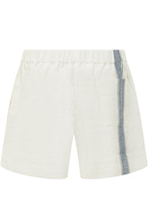 J.W. ANDERSON - Shorts with Side Logo Band - White - LIDIASHOPPING® - Official Website