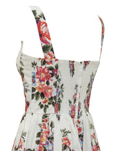 DOLCE & GABBANA - Abito Floreale con Spalline - Bianco | Lidia Shopping | Official Website