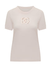 DOLCE & GABBANA - Crew-neck Logo T-shirt - Pink - LIDIASHOPPING® - Official Website