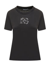 DOLCE & GABBANA - Applied Logo T-Shirt - Black - LIDIASHOPPING® - Official Website