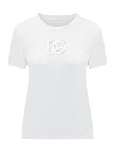 DOLCE & GABBANA - Dg Logo Crew-neck T-shirt - White - LIDIASHOPPING® - Official Website