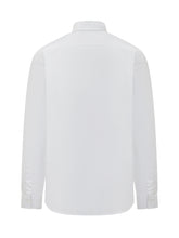 BURBERRY - Classic Shirt With Inner Check Detail - White - LIDIASHOPPING® - Official Website