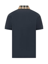 BURBERRY - Cody Polo - Blue - LIDIASHOPPING® - Official Website