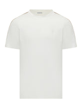 BURBERRY - T-shirt con Bande Check sulle Spalle - Bianco | Lidia Shopping ® | Official Website