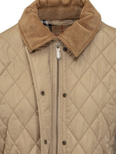 BURBERRY - Quilted Jacket with Velvet Collar - Beige - LIDIASHOPPING® - Official Website