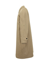 BURBERRY - Trench Parkbury Lungo con Collo - Beige - LIDIASHOPPING® - Official Website