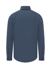 BURBERRY - Long Sleeve Shirt with Classic Collar and Buttons - Blue - LIDIASHOPPING® - Official Website