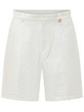 CASABLANCA - Shorts con Motivo Monogram - Bianco - LIDIASHOPPING® - Official Website