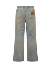 AMIRI - Jeans Relaxed Baggy Con Vita Elasticizzata - Blu - LIDIASHOPPING® - Official Website