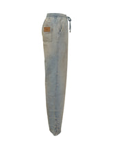 AMIRI - Jeans Relaxed Baggy Con Vita Elasticizzata - Blu - LIDIASHOPPING® - Official Website