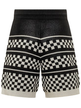 AMIRI - Checkered Mesh Short - Nero - LIDIASHOPPING® - Official Website