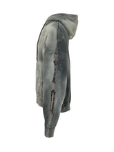 AMIRI - Felpa Bones con Cappuccio e Tasche a Marsupio - Grigio - LIDIASHOPPING® - Official Website