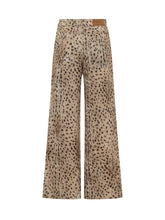 AMIRI - Carpenter Jeans with Animal Print - Brown - LIDIASHOPPING® - Official Website