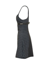 AMIRI - Abito Mini con Motivo Monogram - Nero - LIDIASHOPPING® - Official Website