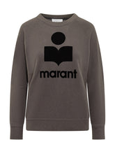 MARANT ÉTOILE - Mobyli Icon Logo Sweatshirt - Black - LIDIASHOPPING® - Official Website