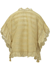 MARANT ÉTOILE - Payton Sleeveless Embroidered Top - Yellow | Lidia Shopping | Official Website