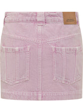 MARANT ÉTOILE - Juana Denim Mini Skirt - Pink - LIDIASHOPPING® - Official Website